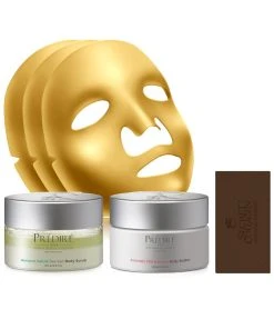 Predire Paris 17oz Oxygen/Vitamin Gold Masks W/ Spa Reinvigorate Collection - Milk & Honey Women Skincare Sets