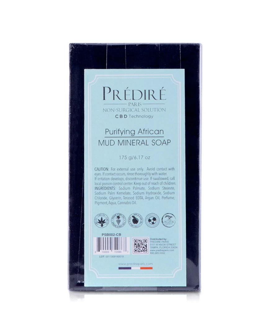 Predire Paris 5.9oz Purifying Mud Soap Infused With CBD Oil Women Bath & Body 4 Predire Paris 5.9oz Purifying Mud Soap Infused With CBD Oil Women Bath & Body - Image 2