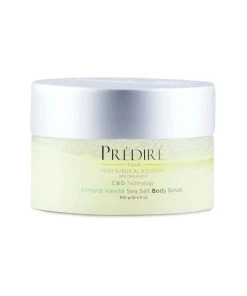 Predire Paris 10.5oz Almond Vanilla Sea Salt Body Scrub W/ Apple, Grape, & C Women Bath & Body