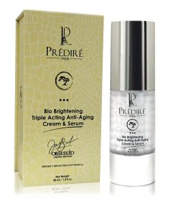 Predire Paris 1oz Bio Brightening Triple Acting Anti-Aging Cream & Serum Women Skincare Treatments