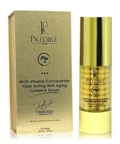 Predire Paris 1oz Multi-Vitamin Concentrate Triple Acting Anti-Aging Cream & Serum Women Skincare Treatments