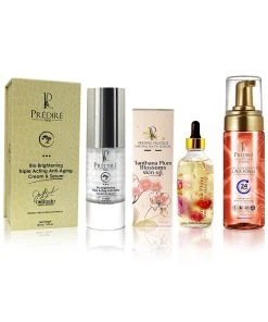 Predire Paris 7.07oz Skin Tightening And Blemish Deminish Routine With Tanthana Plum Blossom Oil Women Skincare Treatments