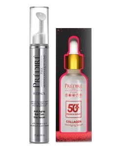 Predire Paris 50X Collagen Anti-Aging & Intensive Rapid Renewal Eye Serum Set Women Skincare Treatments