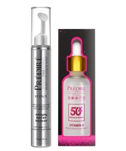 Predire Paris 50X Vitamin A Retinol Anti-Wrinkle & Intensive Rapid Renewal Eye Serum Set Women Skincare Treatments