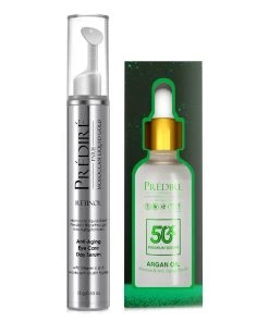 Predire Paris 50X Argan Oil Moisturizing & Anti-Aging & Intensive Rapid Renewal Eye Serum Set Women Skincare Treatments