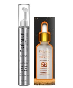Predire Paris 50X Vitamin C Brightening & Intensive Rapid Renewal Eye Serum Set Women Skincare Treatments