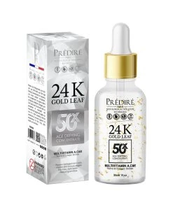 Predire Paris 24K Gold Leaf Multi-Vitamin With Retinol & Collagen Booster Age-Defying Concentrate 2 Pack Women Skincare Treatments